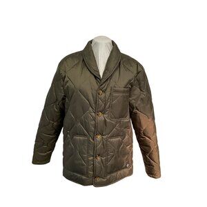 Lot 54 Goods Olive Quilted Puffer Jacket Lightweight Packable Size M Unisex